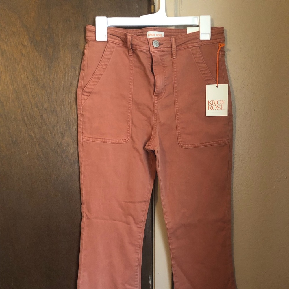 Knox Rose Flare Pant - color - Roasted Brown